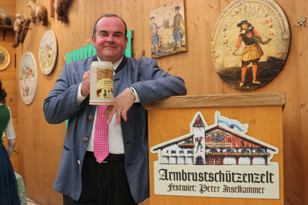 Wiesn-Chef Clemens Baumgärtner verbreitet Optimismus (Foto: Nina Eichinger) Wiesn-Chef Clemens Baumgärtner verbreitet Optimismus (Foto: Nina Eichinger)