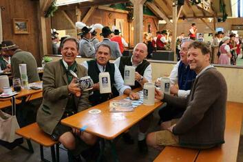 Künstlerstammtisch in der Boandlkramerei(Foto: Franziska Nowak)