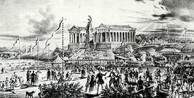 Die Bavaria, 1850 (Foto: Stadtmuseum München)