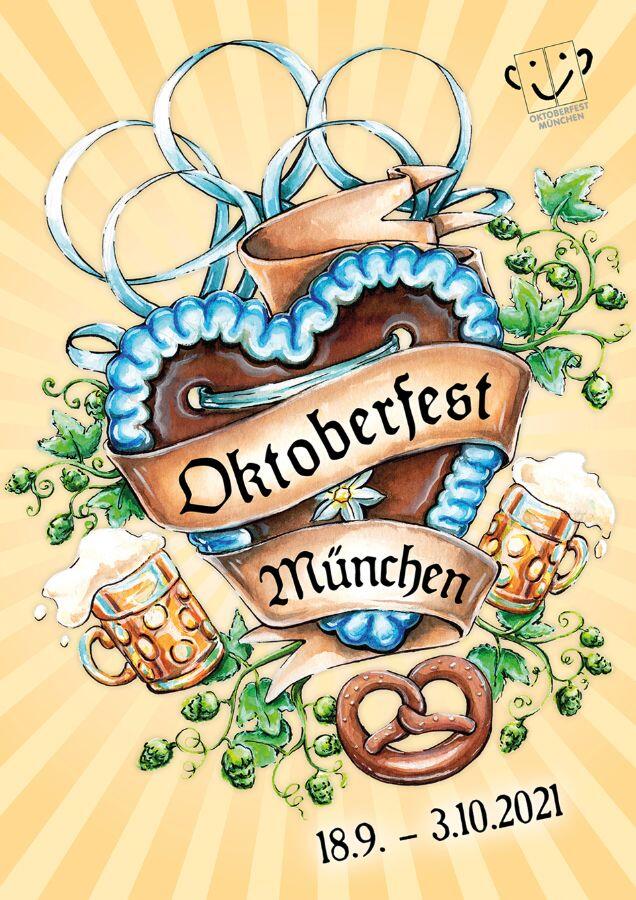 Wiesn-Plakat aus dem Jahr 2021 Foto: plakate/plakat2021.jpg